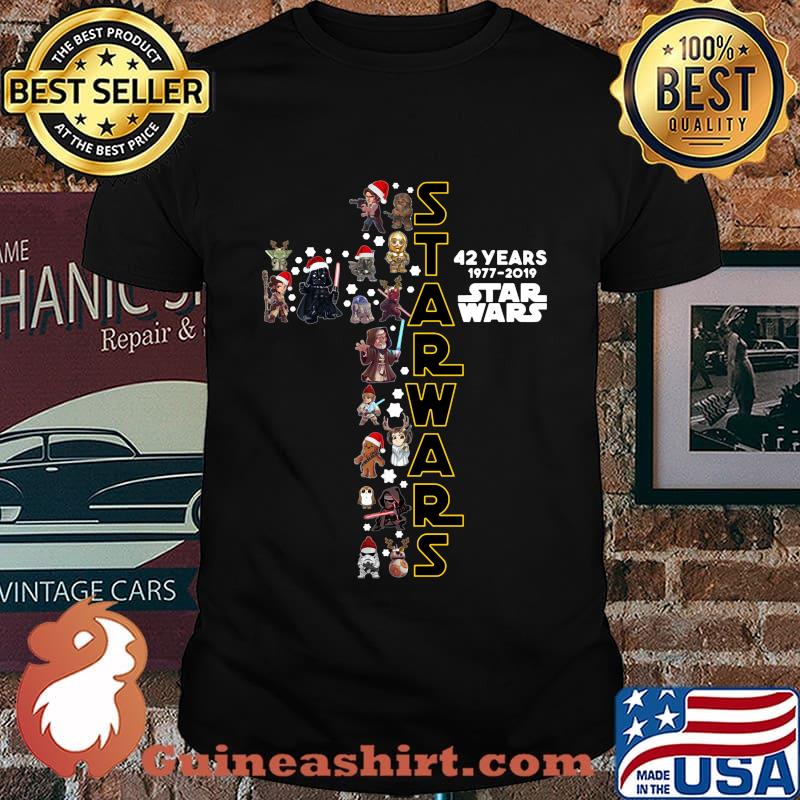 Star wars 42 years 1977 2019 christmas shirt