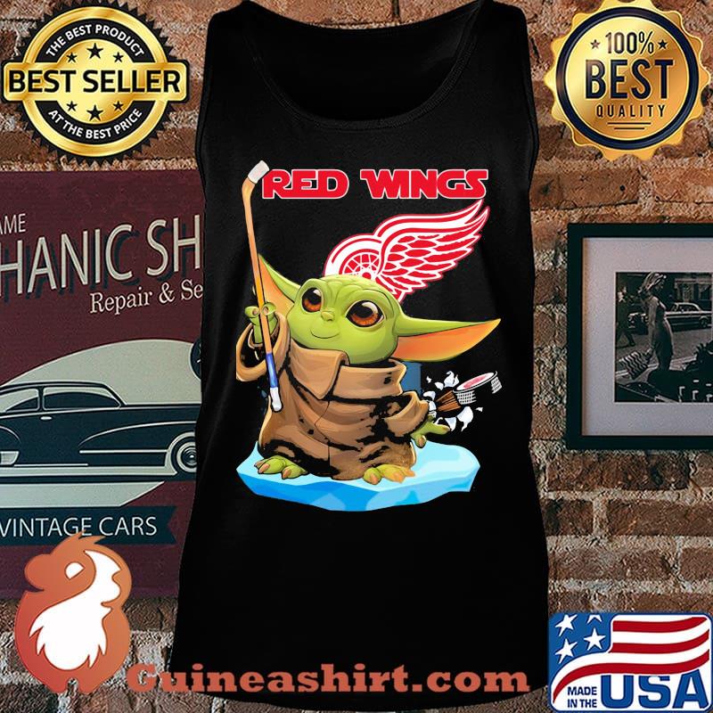 Star wars baby yoda detroit red wings s Tank top