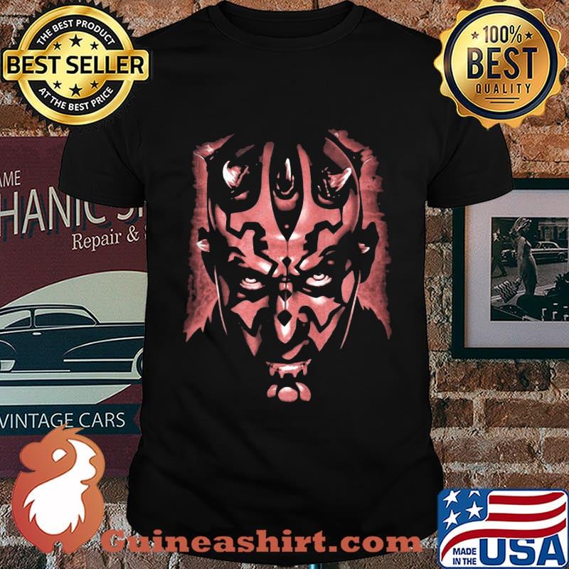 Star wars darth maul face shirt