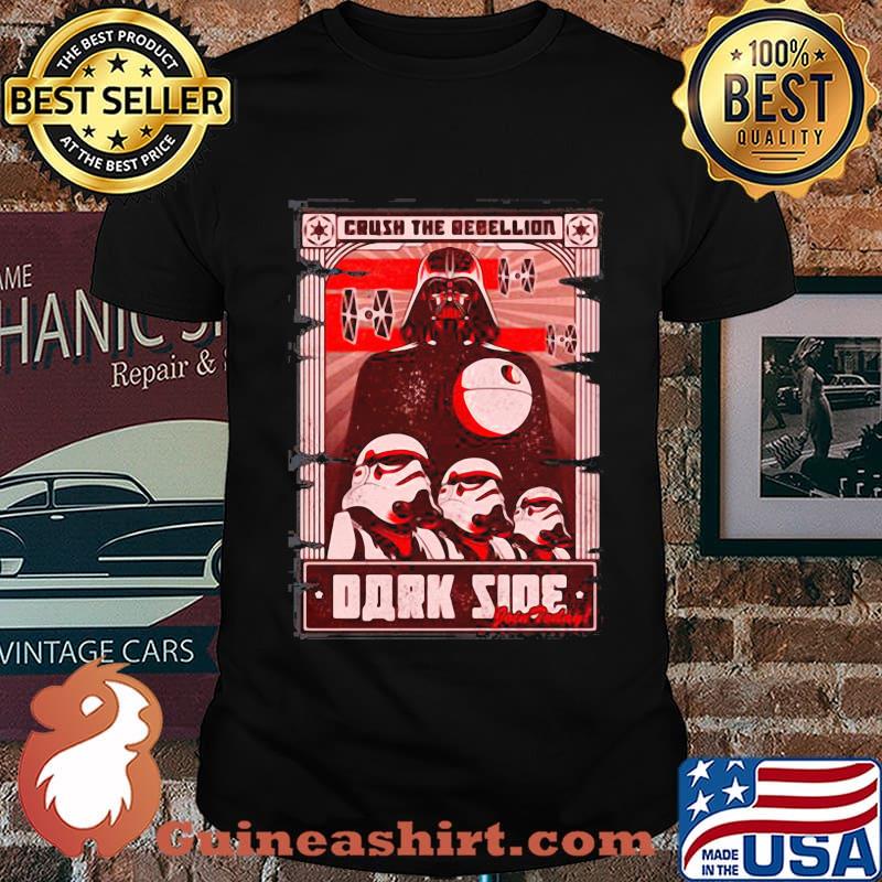 Star wars darth vader crush the rebellion dark side shirt