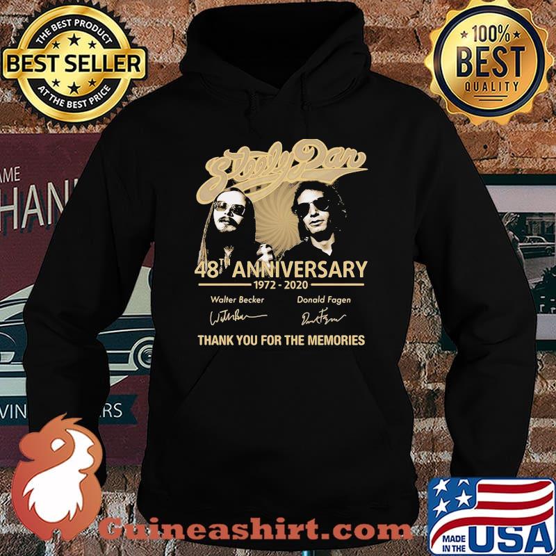 Steely dan 48th anniversary 1972 2020 thank you for the memories signatures s Hoodie