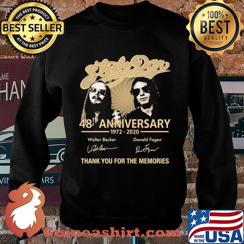 Steely dan 48th anniversary 1972 2020 thank you for the memories signatures s Sweater