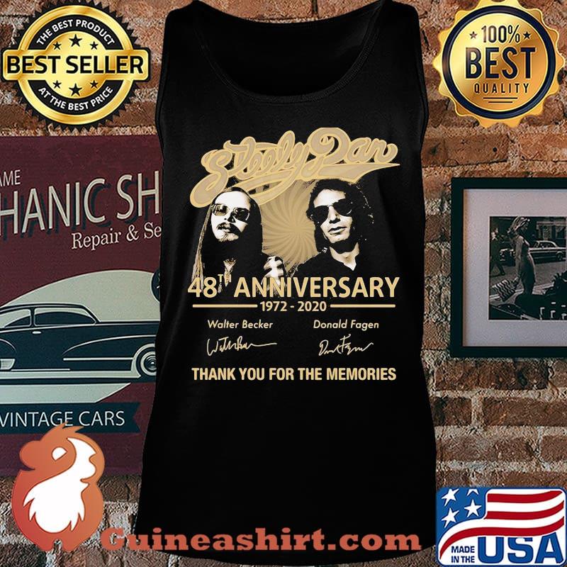 Steely dan 48th anniversary 1972 2020 thank you for the memories signatures s Tank top