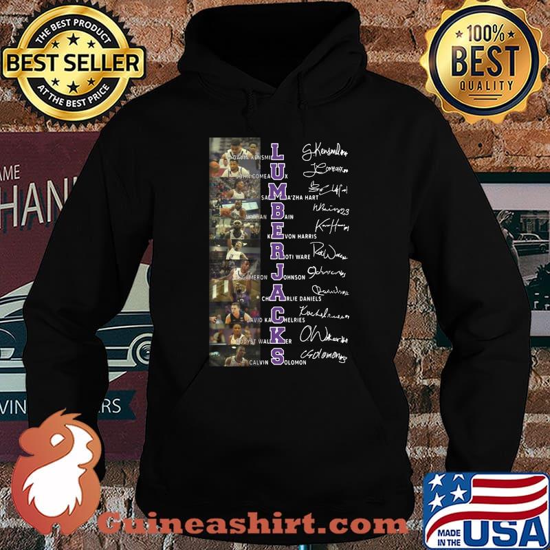 Stephen f. austin lumberjacks basketball players signatures s Hoodie