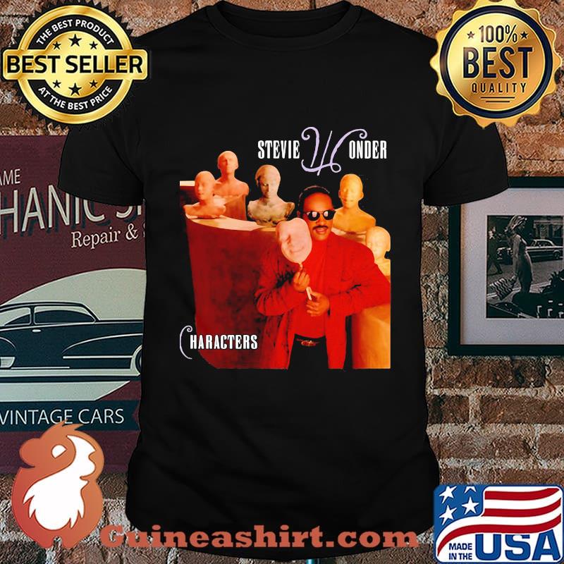 Stevie wonder characters album shirt