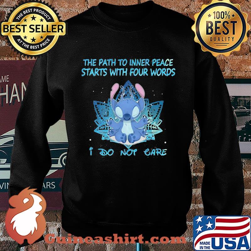 Stitch the path to inner peace starts with four words i do not cate s Sweater