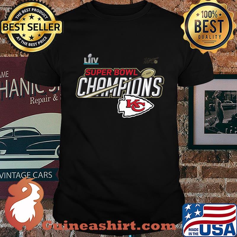 Super bowl liv champions kansas city chiefs football shirt