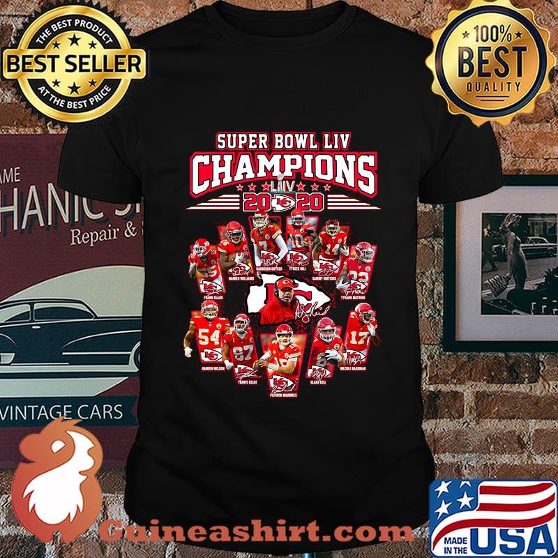 Superbowl liv champions kansas city chiefs shirt