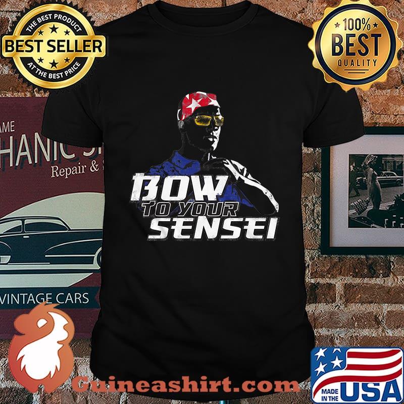 Swimmer bow to your sensei shirt