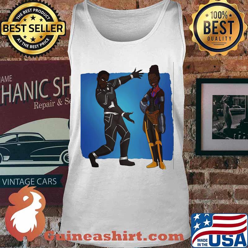T'challa and shuri black panther marvel heroes s Tank top