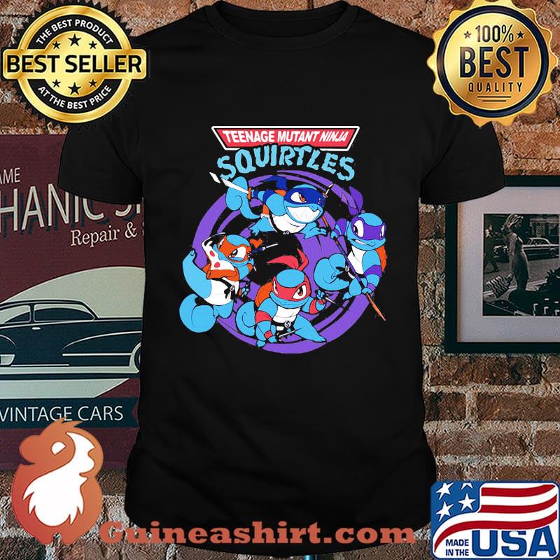 Teenage mutant ninja squirtles turtles shirt
