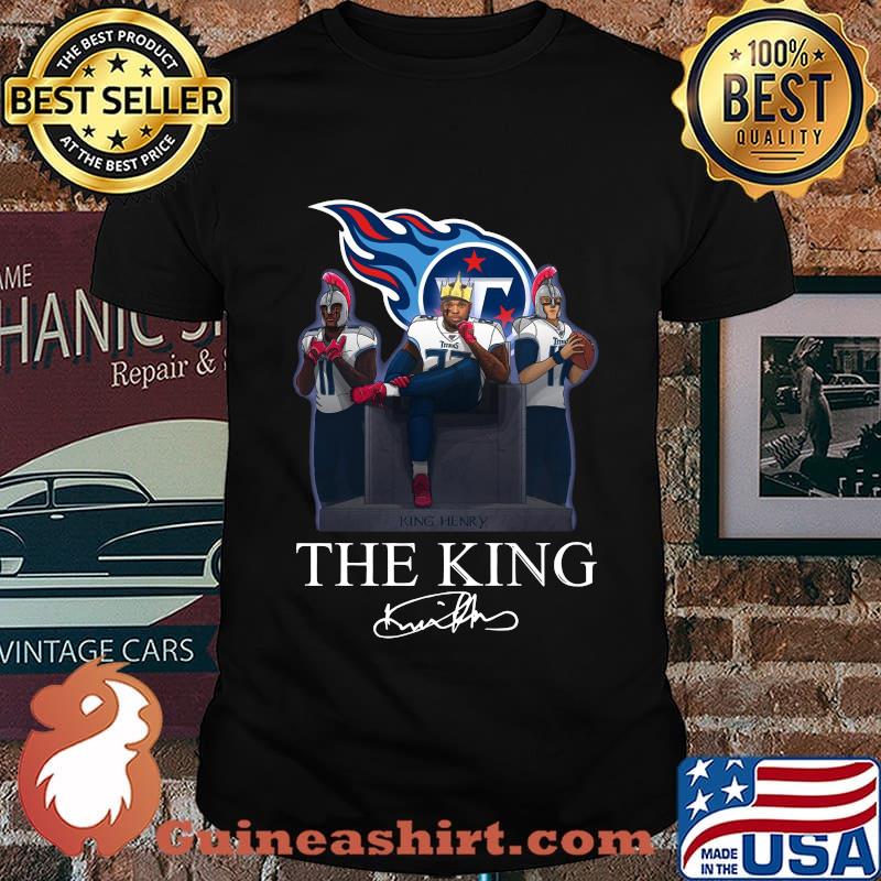 Tennessee titans king henry the king signature shirt