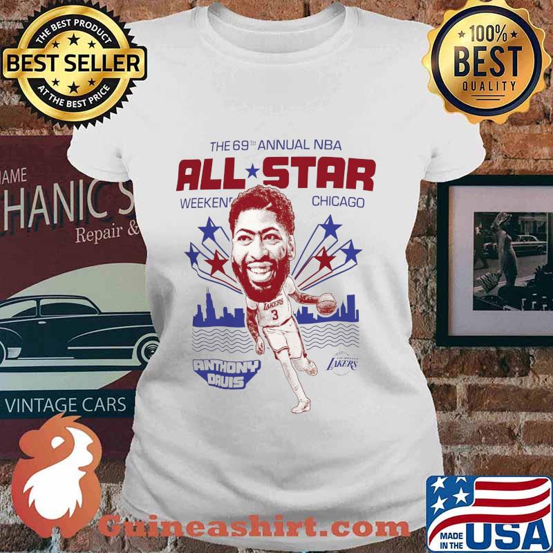 The 69th annual nba all star weekend chicago anthony davis basketball s Ladies tee