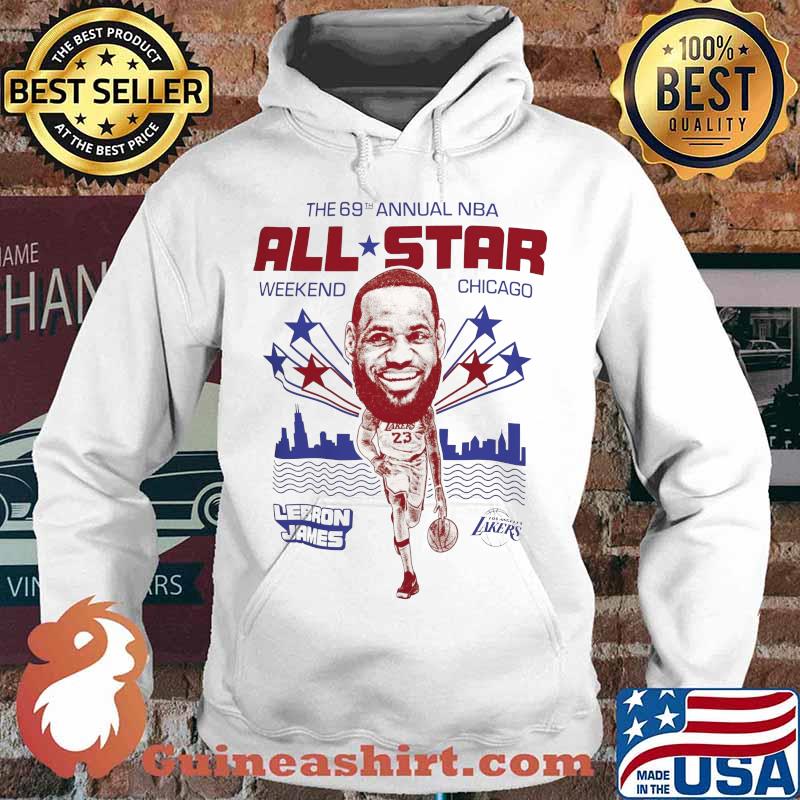 The 69th annual nba all star weekend chicago lebron james basketball s Hoodie