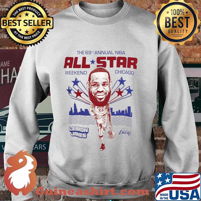 The 69th annual nba all star weekend chicago lebron james basketball s Sweater