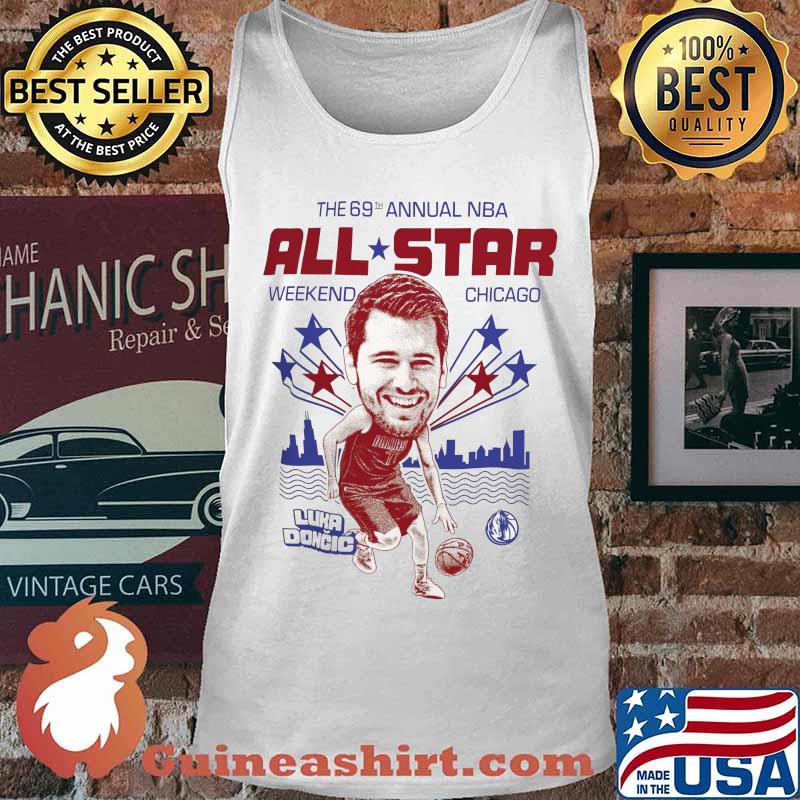 The 69th annual nba all stars weekend chicago luka doncic basketball s Tank top