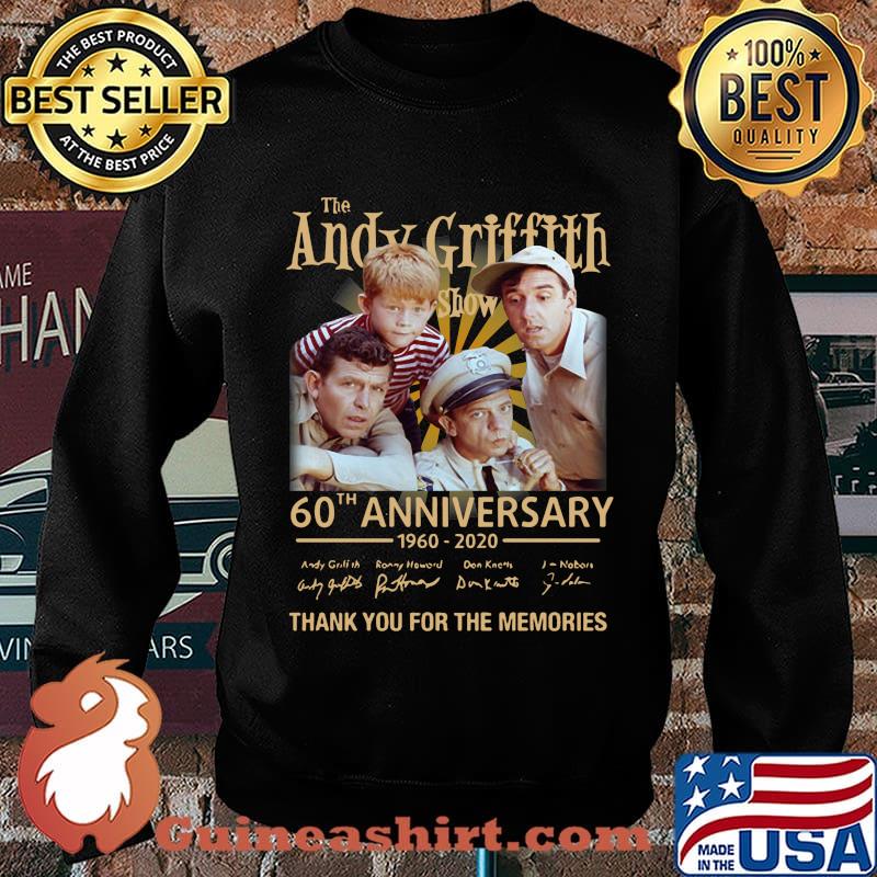 The andy griffith 60th anniversary 1960 2020 thank you for the memories signatures s Sweater