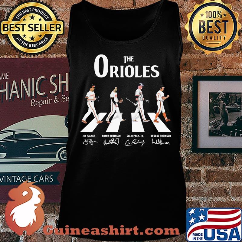 The baltimore orioles baseball crossing the line signatures s Tank top