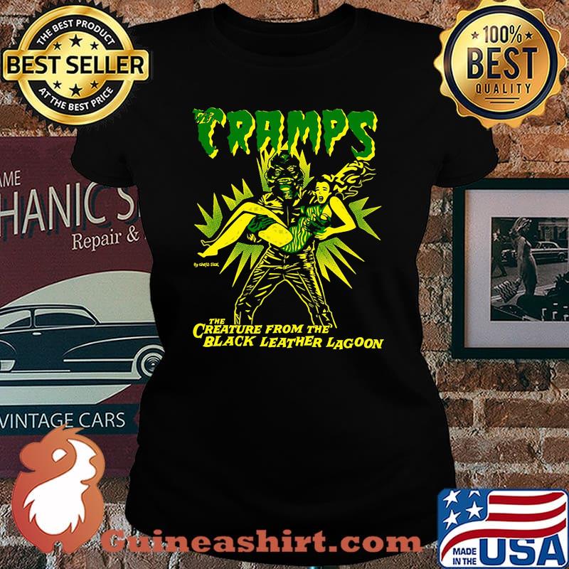 The cramps band the creature from the black leather lagoon s Laides tee