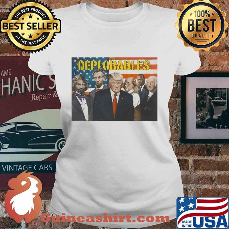 The Deplorables American Flag s Ladies tee