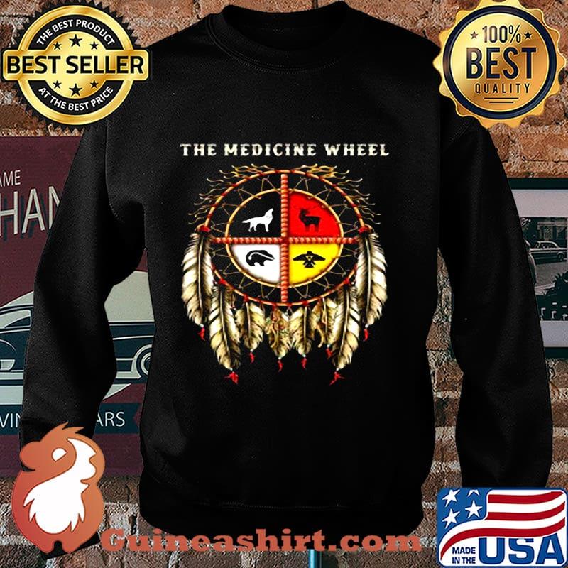 The medicine wheel animals native s Sweater
