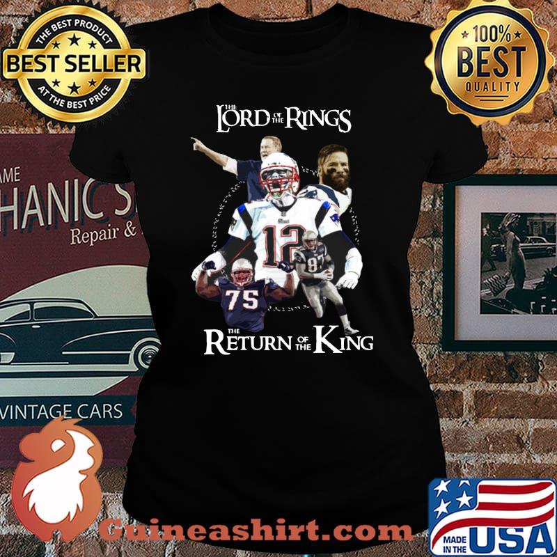 Tom brady 12 the lord of the rings the return of the king s Laides tee