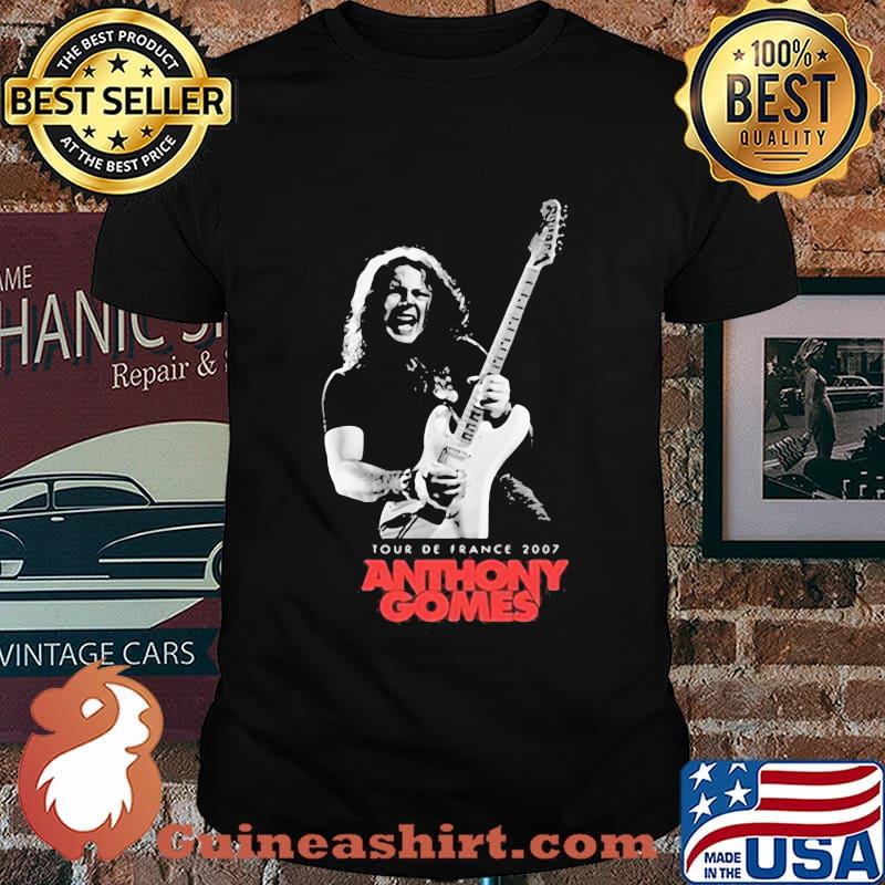 Tour de france 2007 anthony gomes guitar shirt