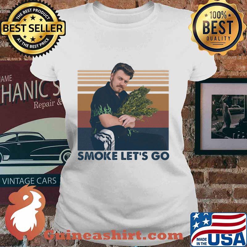 Trailer park boys smoke let's go vintage retro s Ladies tee