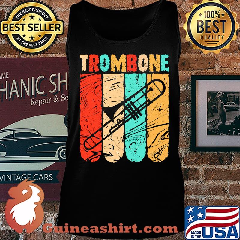 Trombone vintage retro classic s Tank top