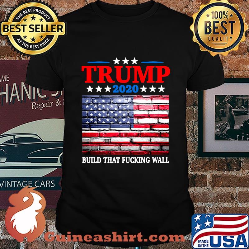Trump 2020 american flag independence day shirt