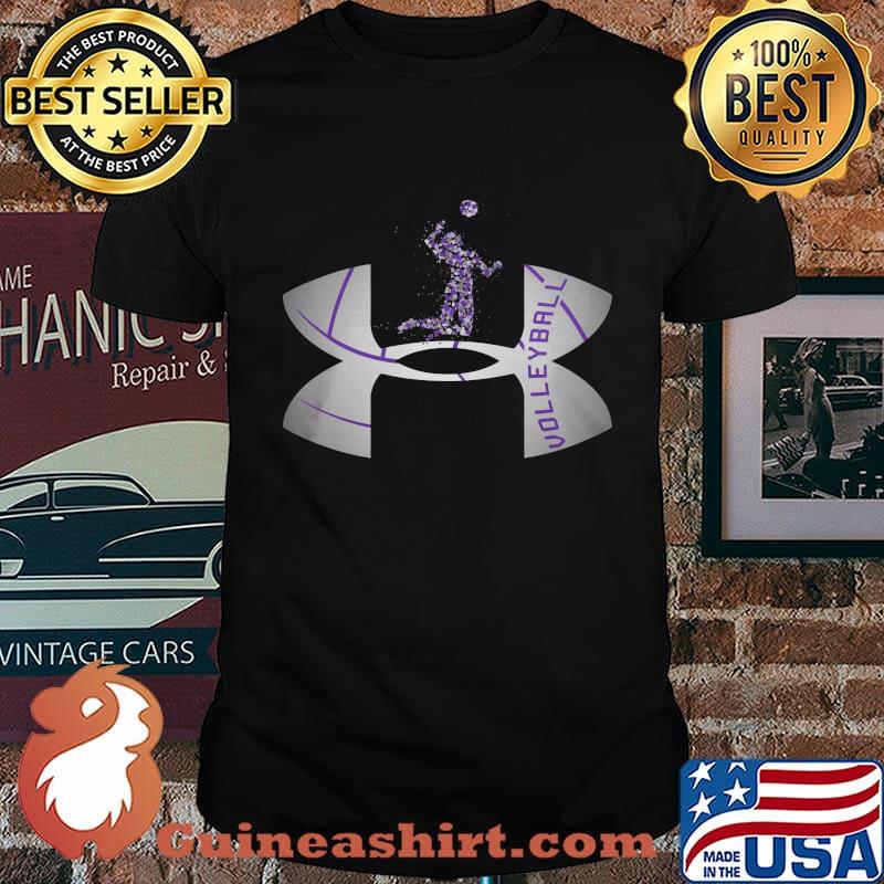 Under armour volleyball logo shirt