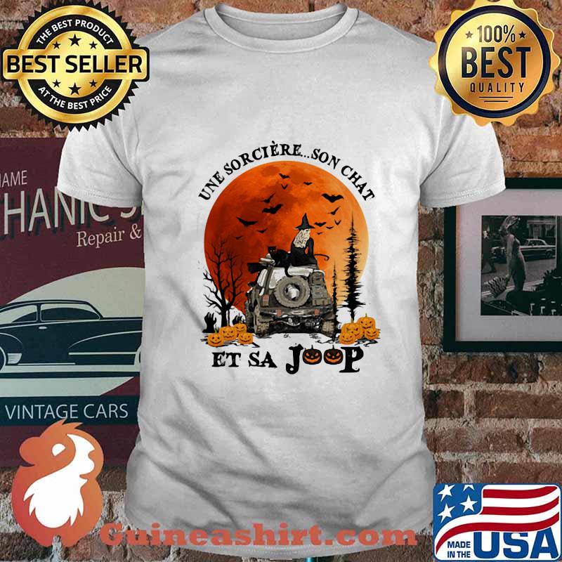 Une Sorciere Son Chat Et Sa Joop Halloween shirt