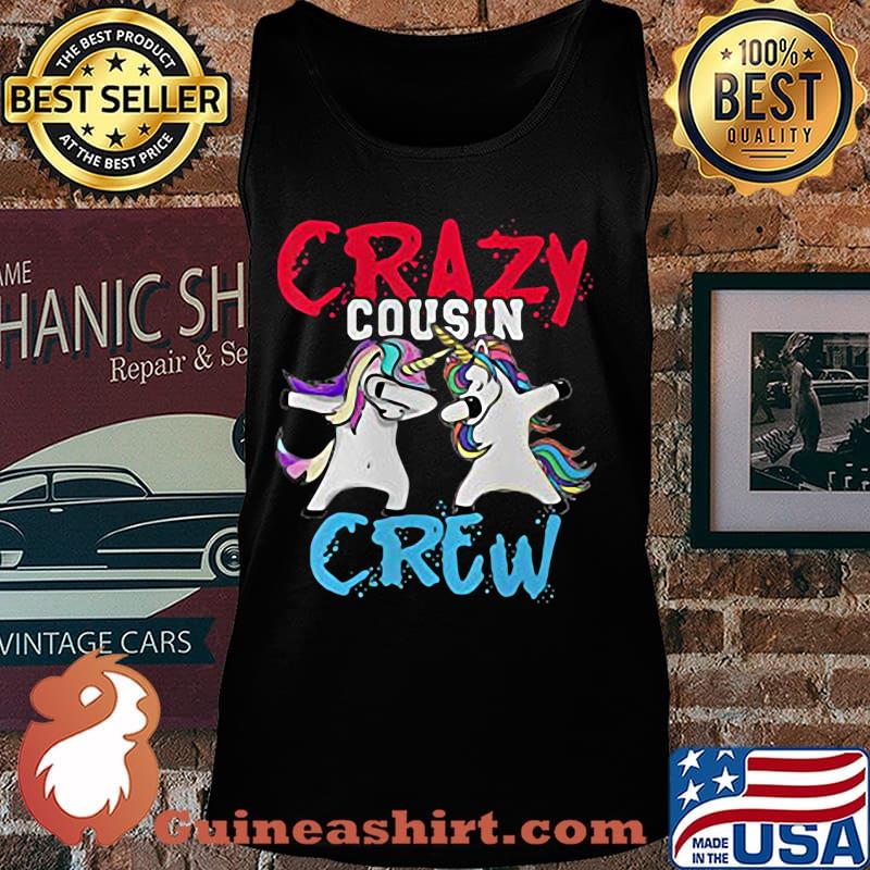 Unicorn crazy cousin crew s Tank top