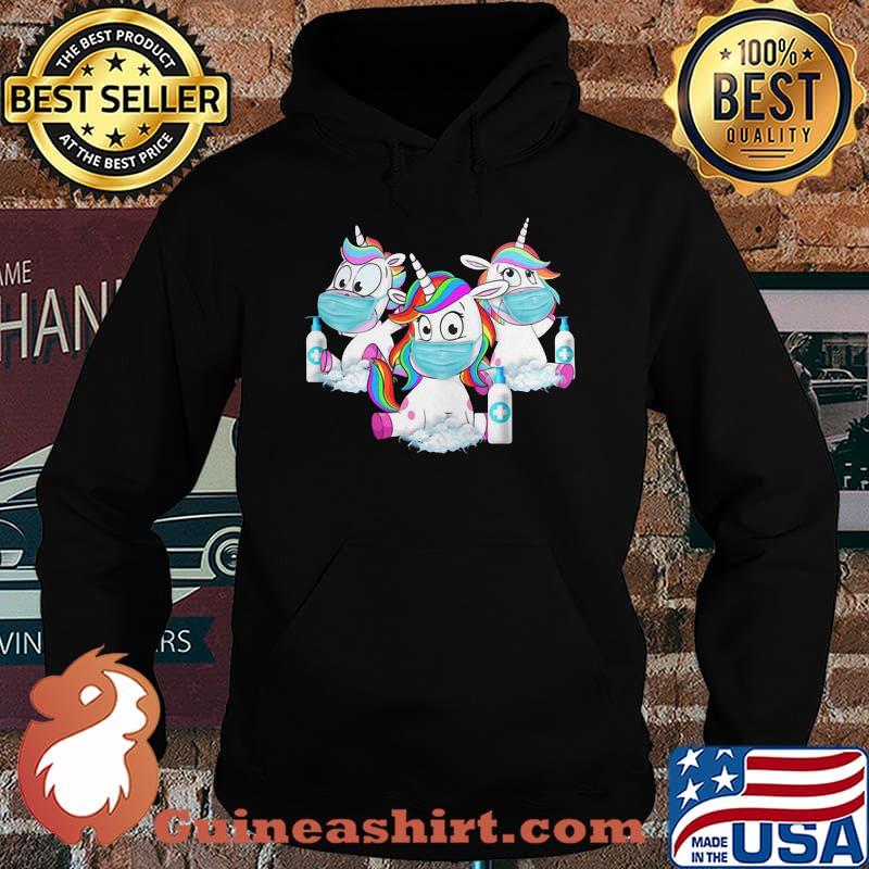 Unicorn wear mask washing hand s Hoodie