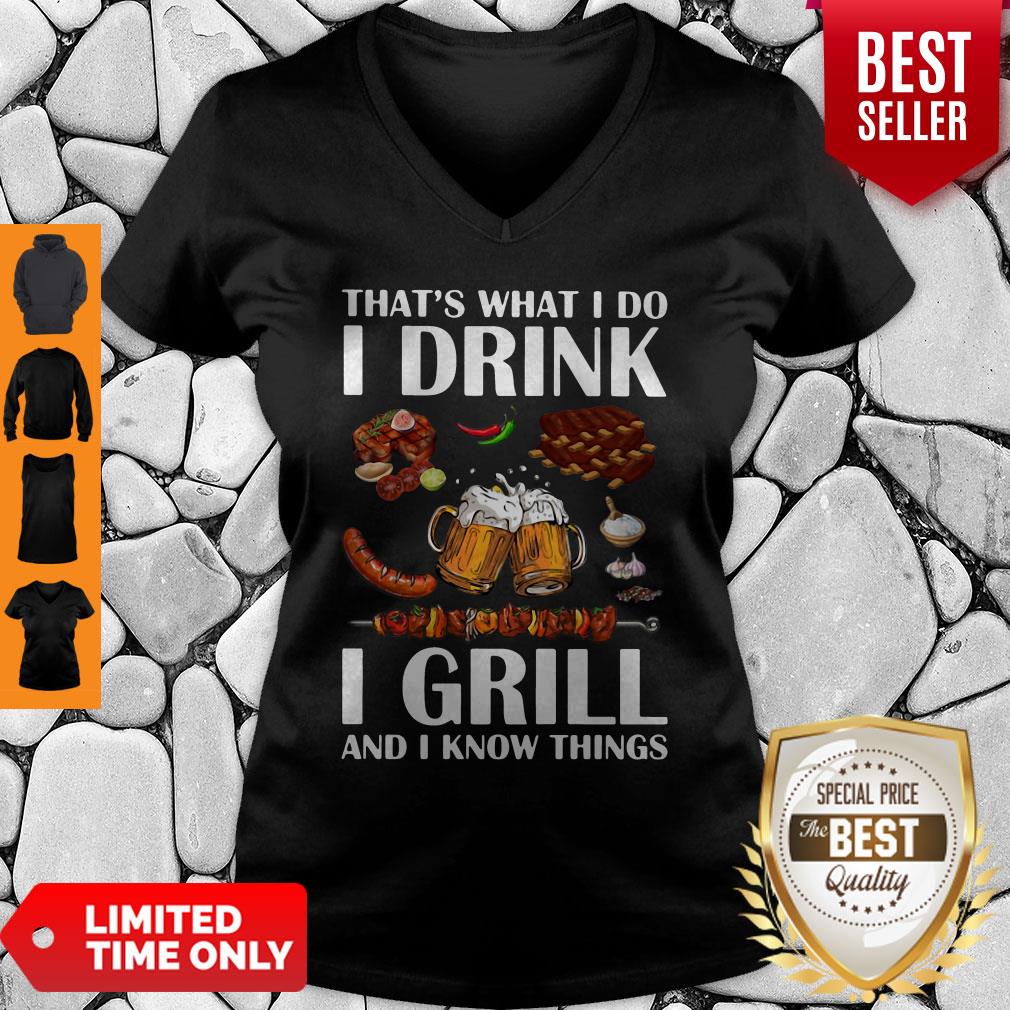 Thats What I Do I Drink I Girll And I Know Things Shirt - Image 6