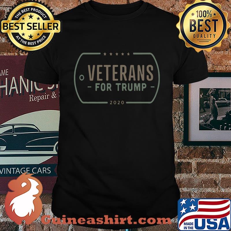 Veteran for trump 2020 shirt
