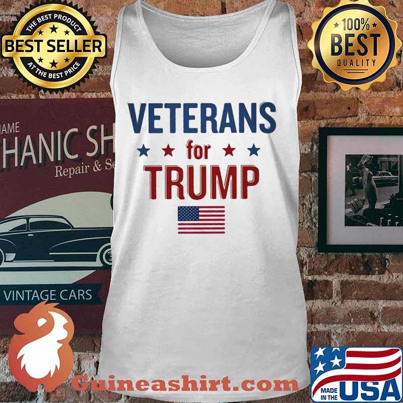 Veterans for Trump 2020 American Flag s Tank top