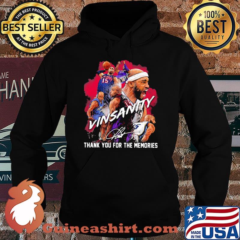 Vinsanity vince carter thank you for the memories signature s Hoodie