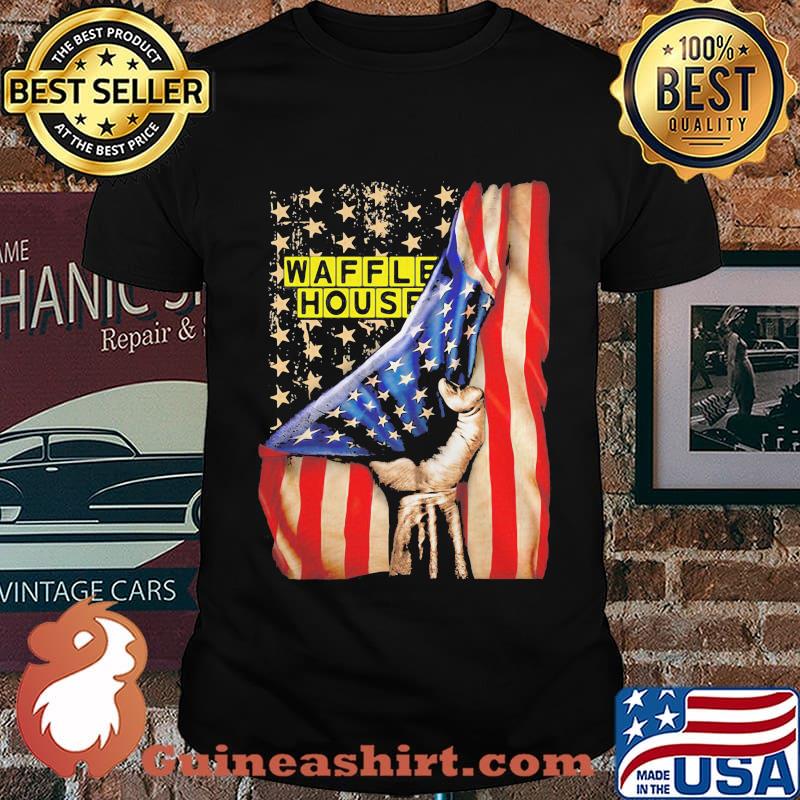 Waffle house american flag independence shirt
