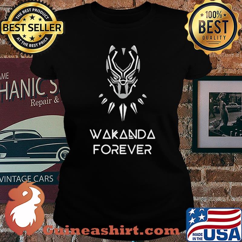 Wakanda forever black panther chadwick rip dead 2020 s Laides tee