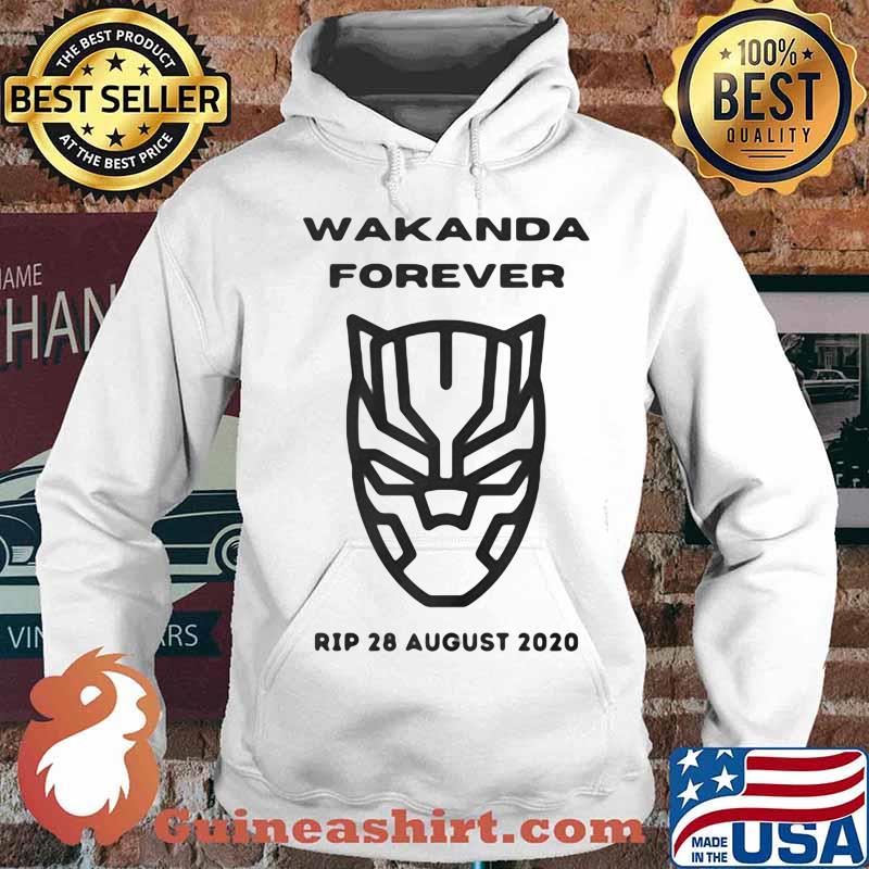 Wakanda forever black panther rip chadwick 28 august 2020 s Hoodie