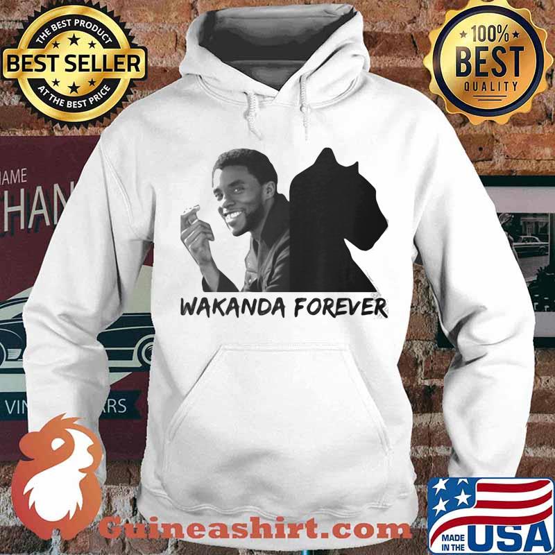 Wakanda forever black panther rip chadwick actor 2020 s Hoodie