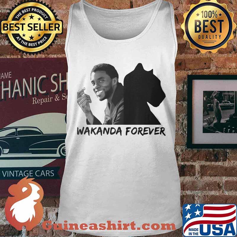Wakanda forever black panther rip chadwick actor 2020 s Tank top