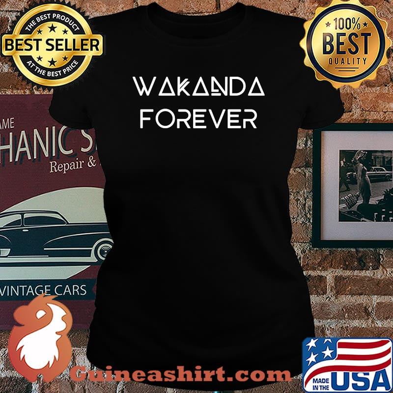 Wakanda forever marvel heroees black panther rip chadwick boseman s Laides tee