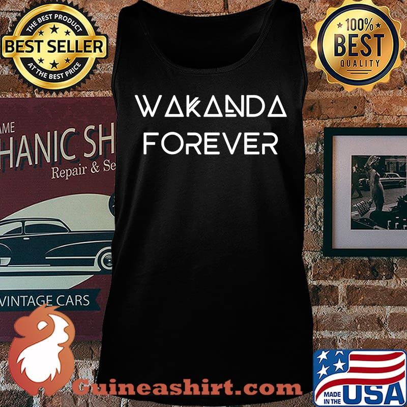 Wakanda forever marvel heroees black panther rip chadwick boseman s Tank top