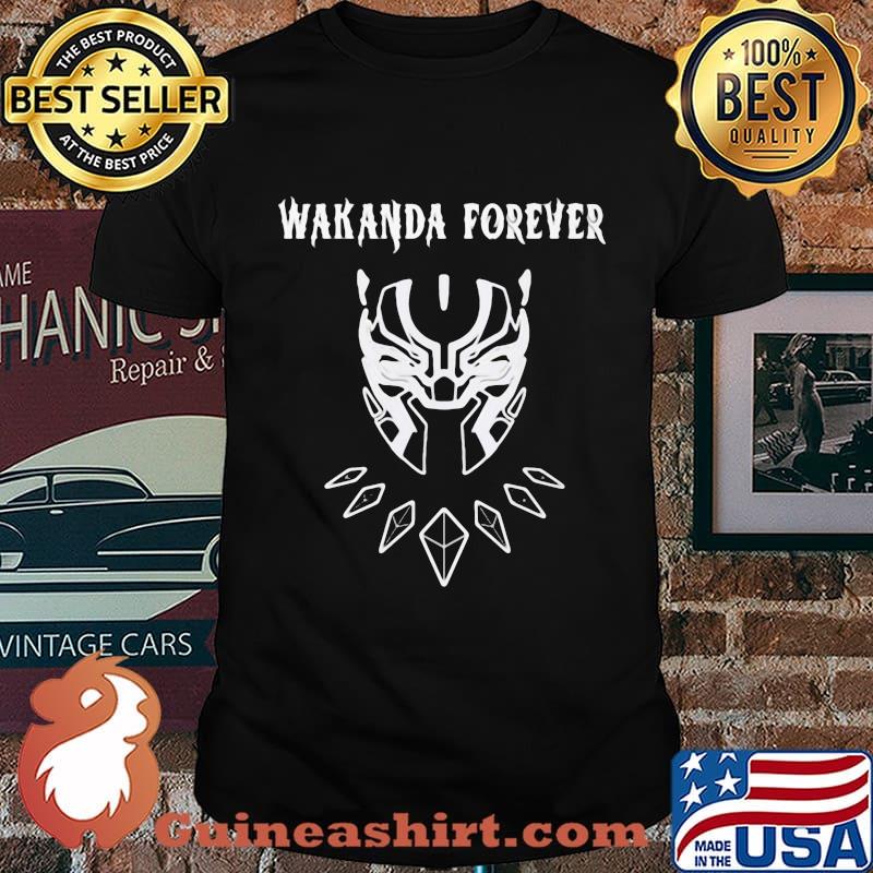 Wakanda forever marvel heroes black panther chadwick boseman rip dead 2020 shirt