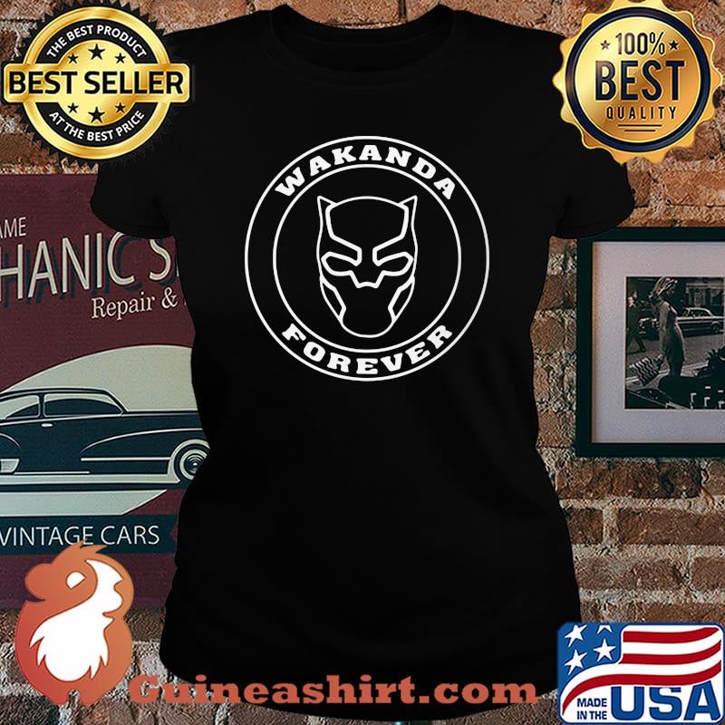 Wakanda forever marvel heroes black panther chadwick boseman rip dead s Laides tee