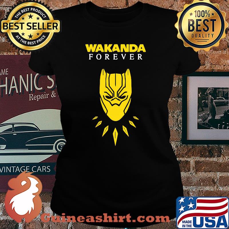 Wakanda forever marvel heroes black panther chadwick boseman rip s Laides tee