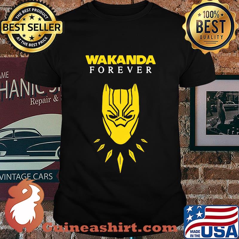 Wakanda forever marvel heroes black panther chadwick boseman rip shirt