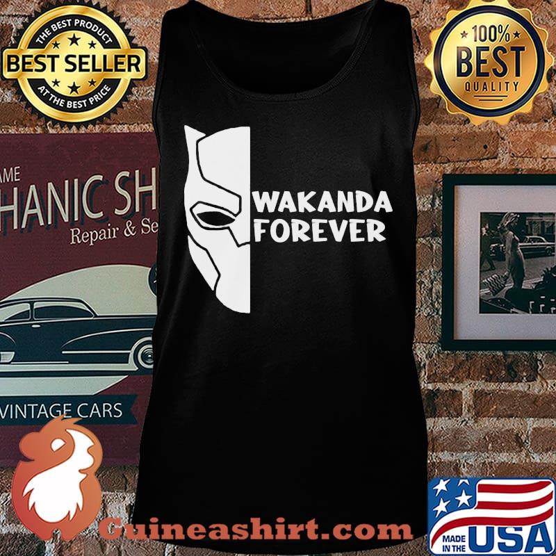 Wakanda forever marvel heroes black panther chadwick rip face s Tank top
